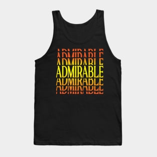 Admirable Design Tank Top